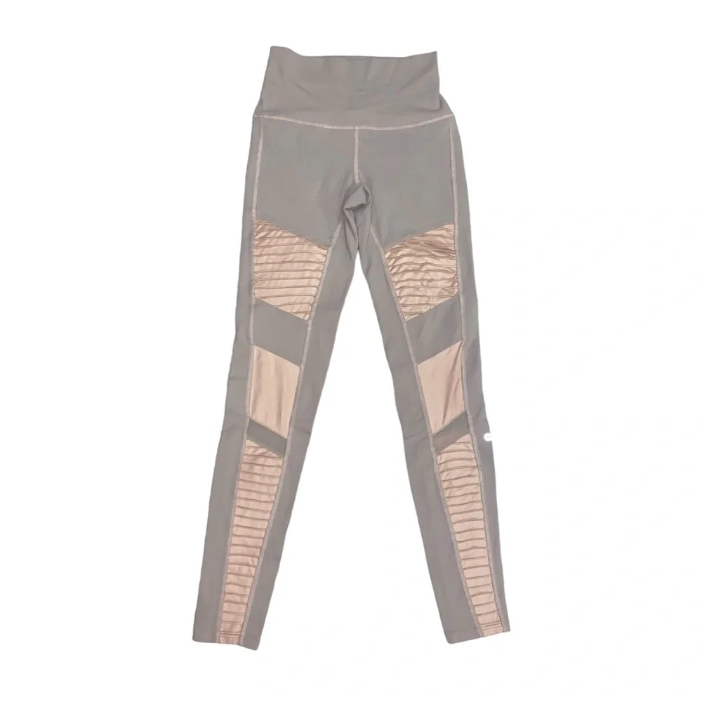 ALO Yoga High Waisted Moto Leggings Gray size xs